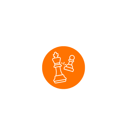 Two chess pieces.
